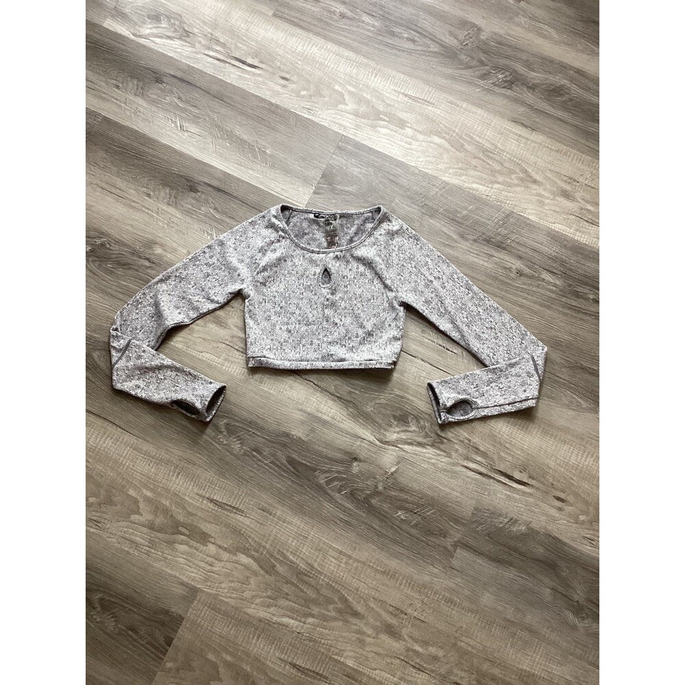 Gymshark Cropped Long Sleeve XS Top